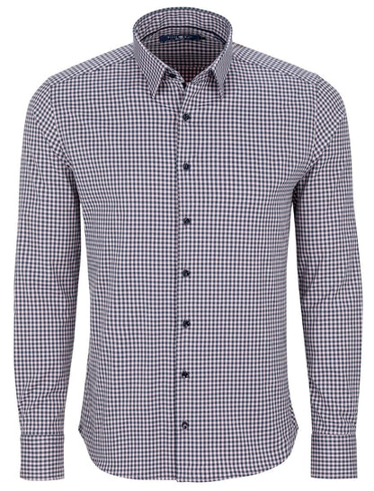 Lilac Dry Touch Check Long Sleeve Shirt