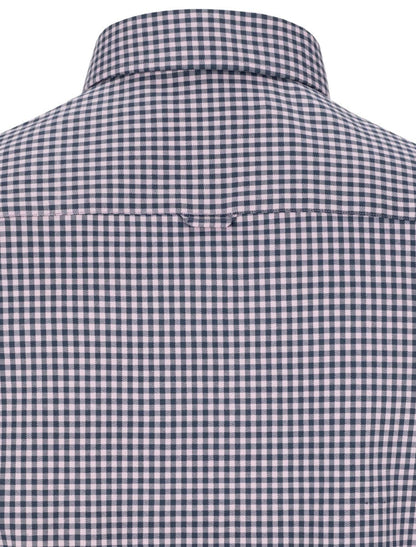 Lilac Dry Touch Check Long Sleeve Shirt