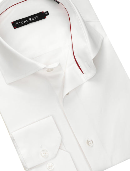 White Dry Touch Long Sleeve Shirt