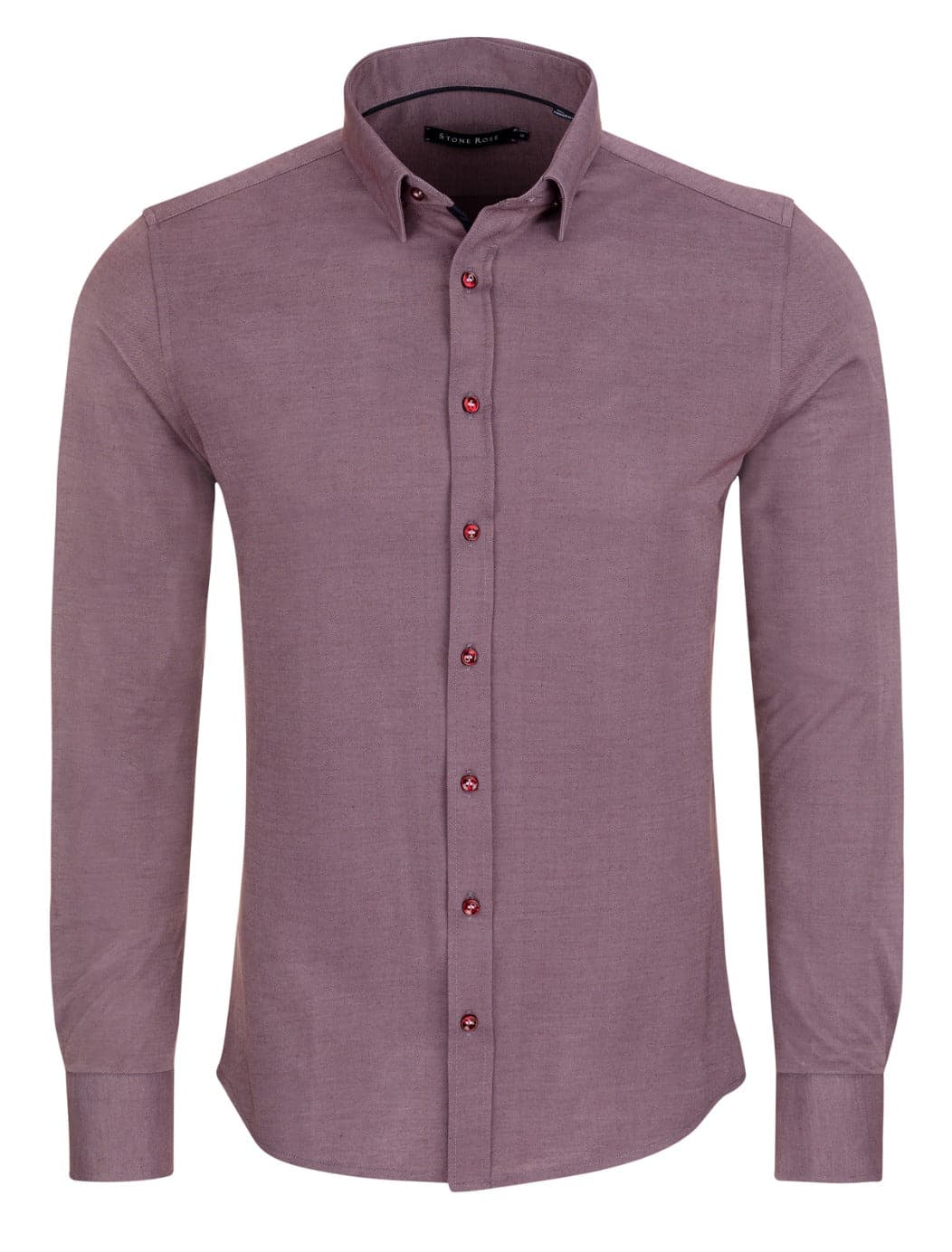 Berry Modal Knit Long Sleeve Shirt