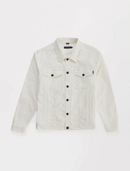 White Trucker Jacket