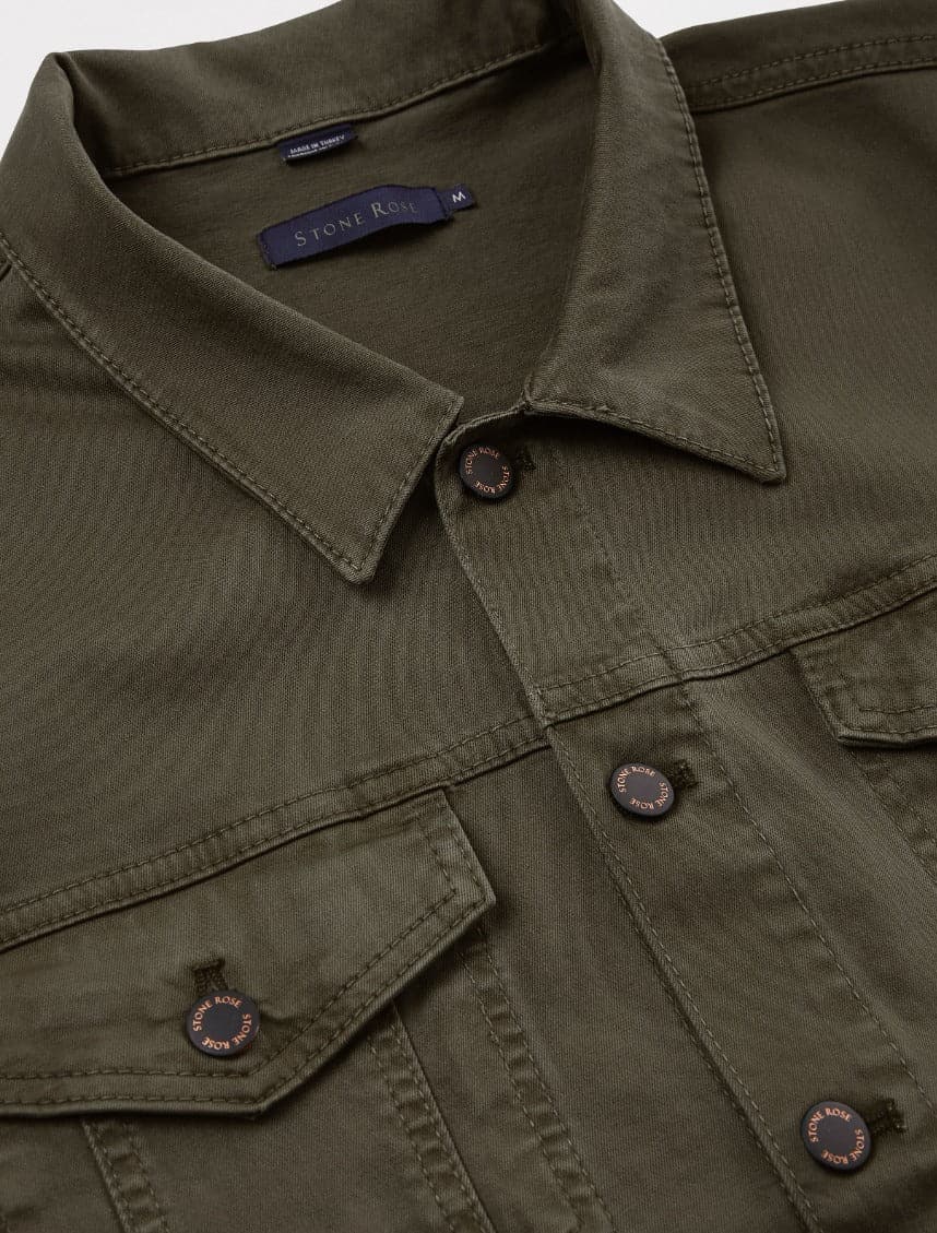 Olive Trucker Jacket