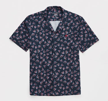 Navy Print T-Series DryTouch® Resort Collar Shirt