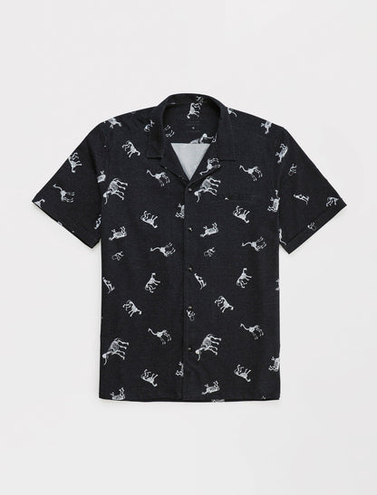 Black X-Ray T-Series DryTouch Resort Collar Shirt