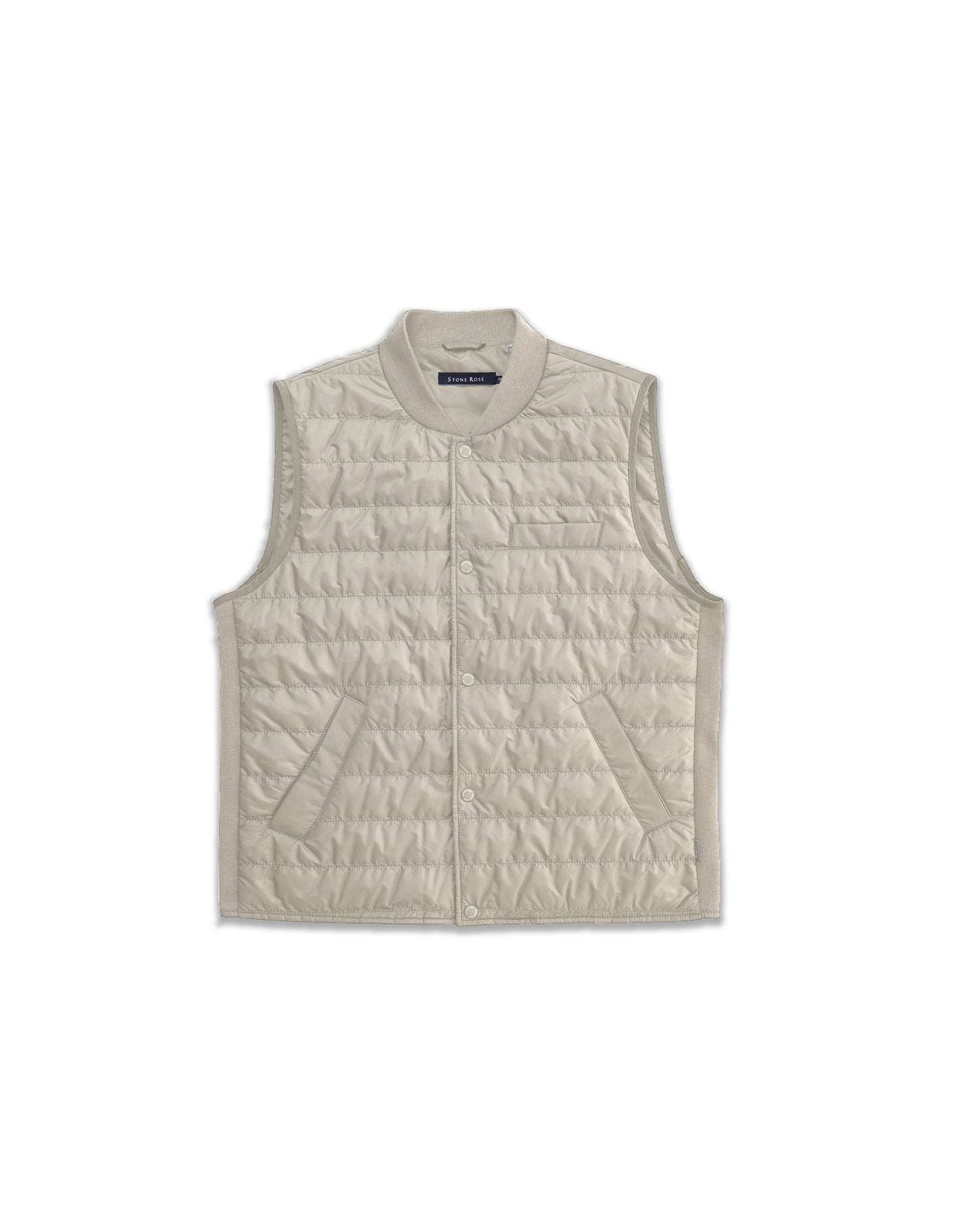 Taupe Puffer Vest