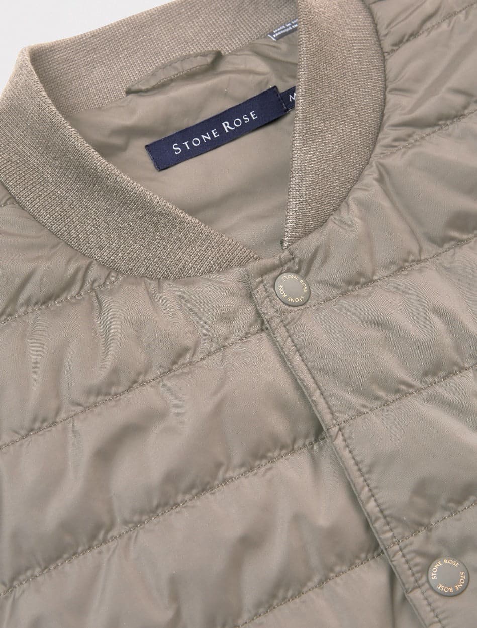 Taupe Puffer Vest