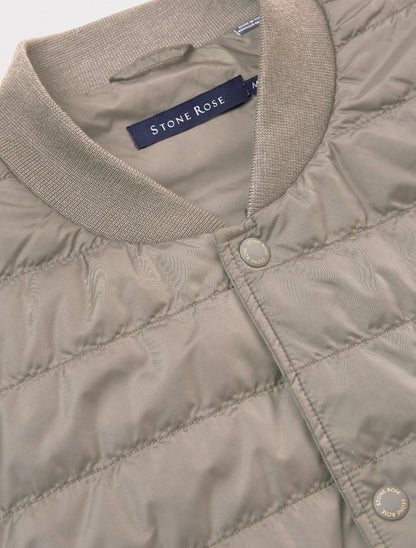 Taupe Puffer Vest