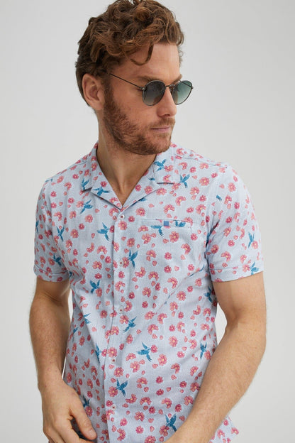 Blue Hummingbird T-Series DryTouch Resort Collar Shirt