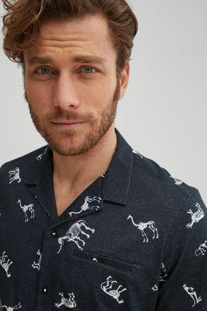 Black X-Ray T-Series DryTouch Resort Collar Shirt