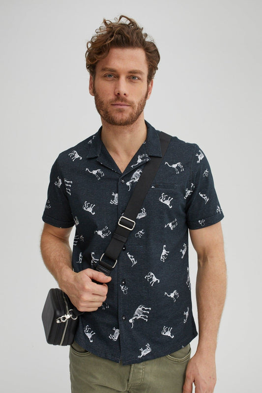 Black X-Ray T-Series DryTouch Resort Collar Shirt