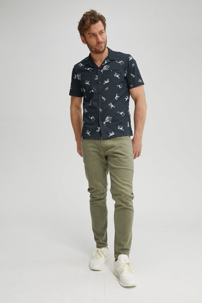 Black X-Ray T-Series DryTouch Resort Collar Shirt