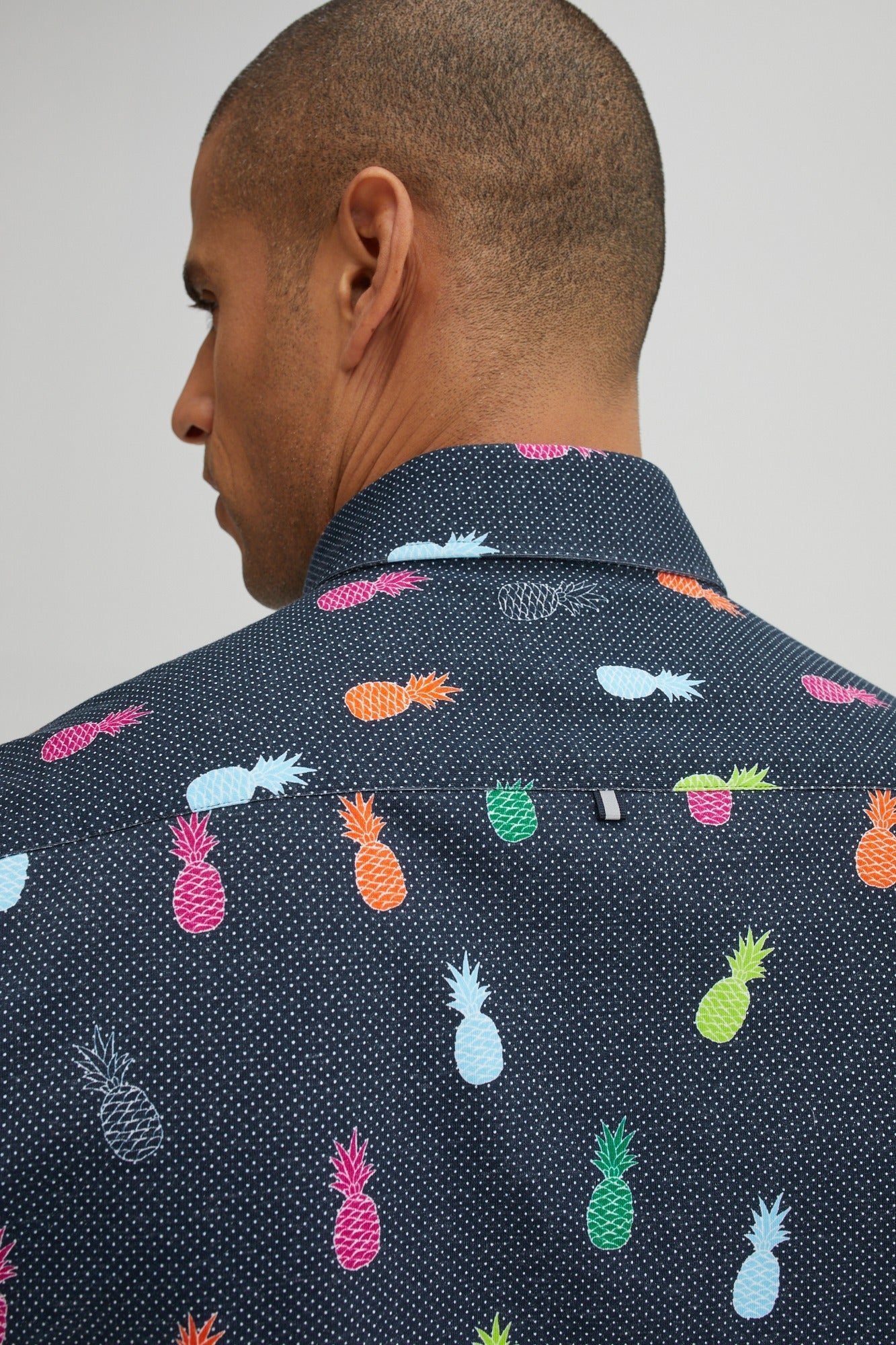 Navy Multicolor Pineapple T-Series DryTouch® Shirt