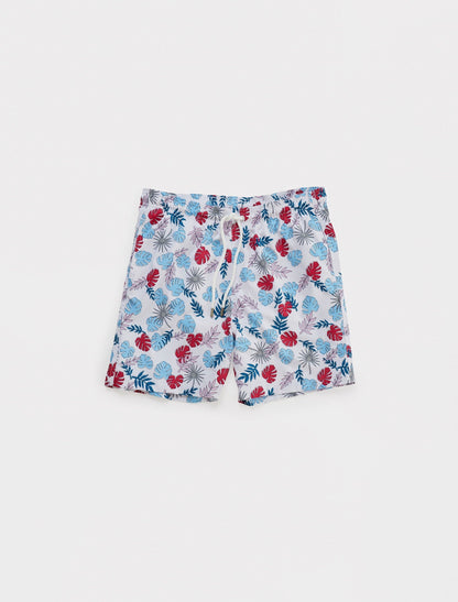Tropical Print Swim Short