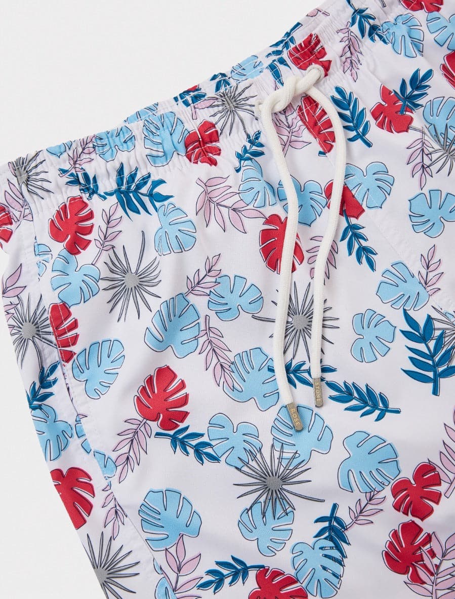 Tropical Print Swim Short