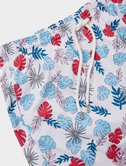 Tropical Print Swim Short