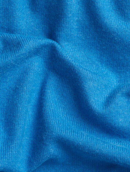 Blue T-Series Solid Fleece Shirt