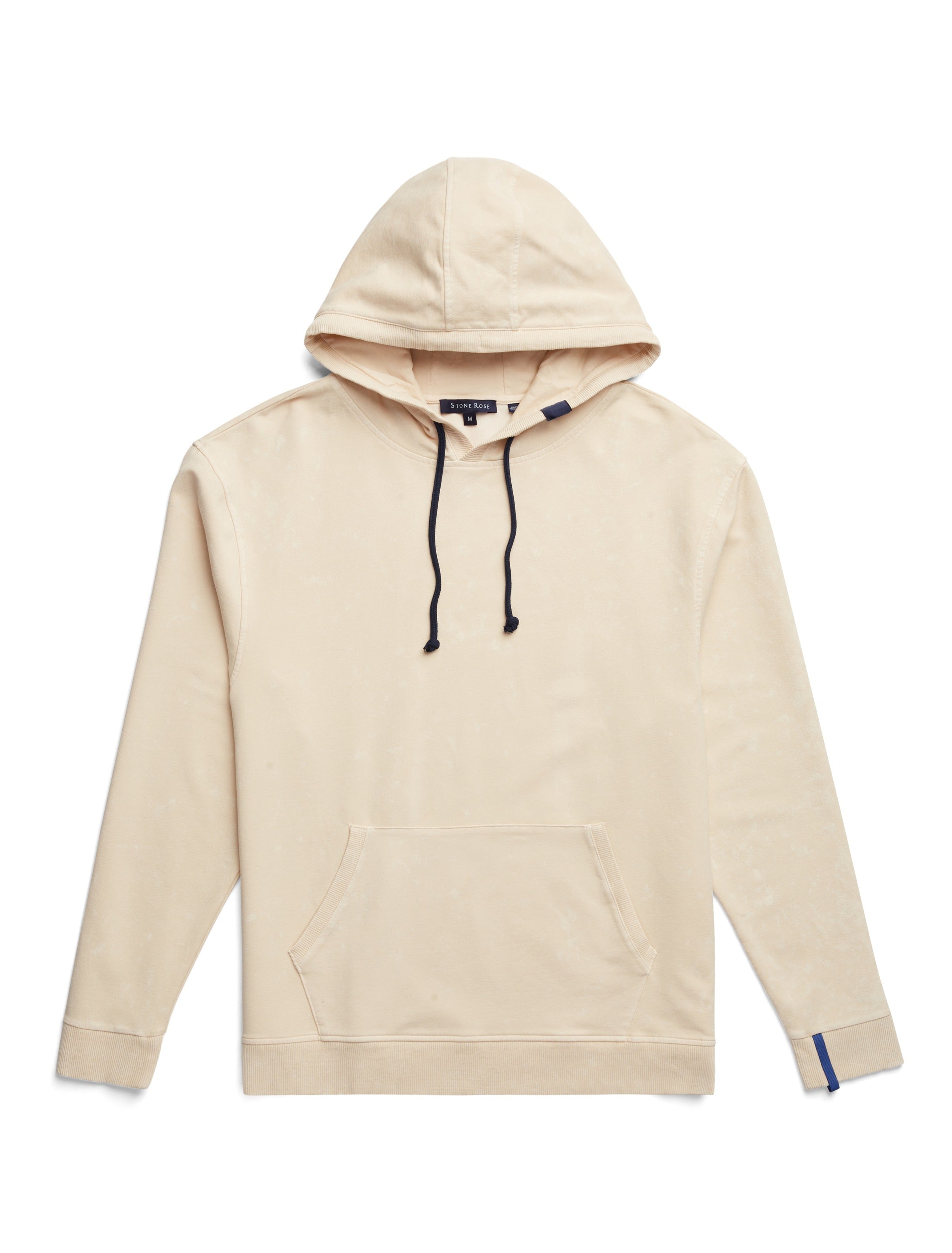 Sand Acid-Washed Pullover Hoodie