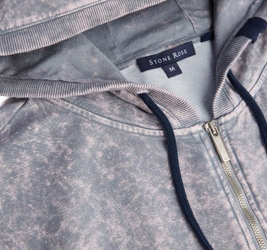 Grey Fleece Zip Hoodie