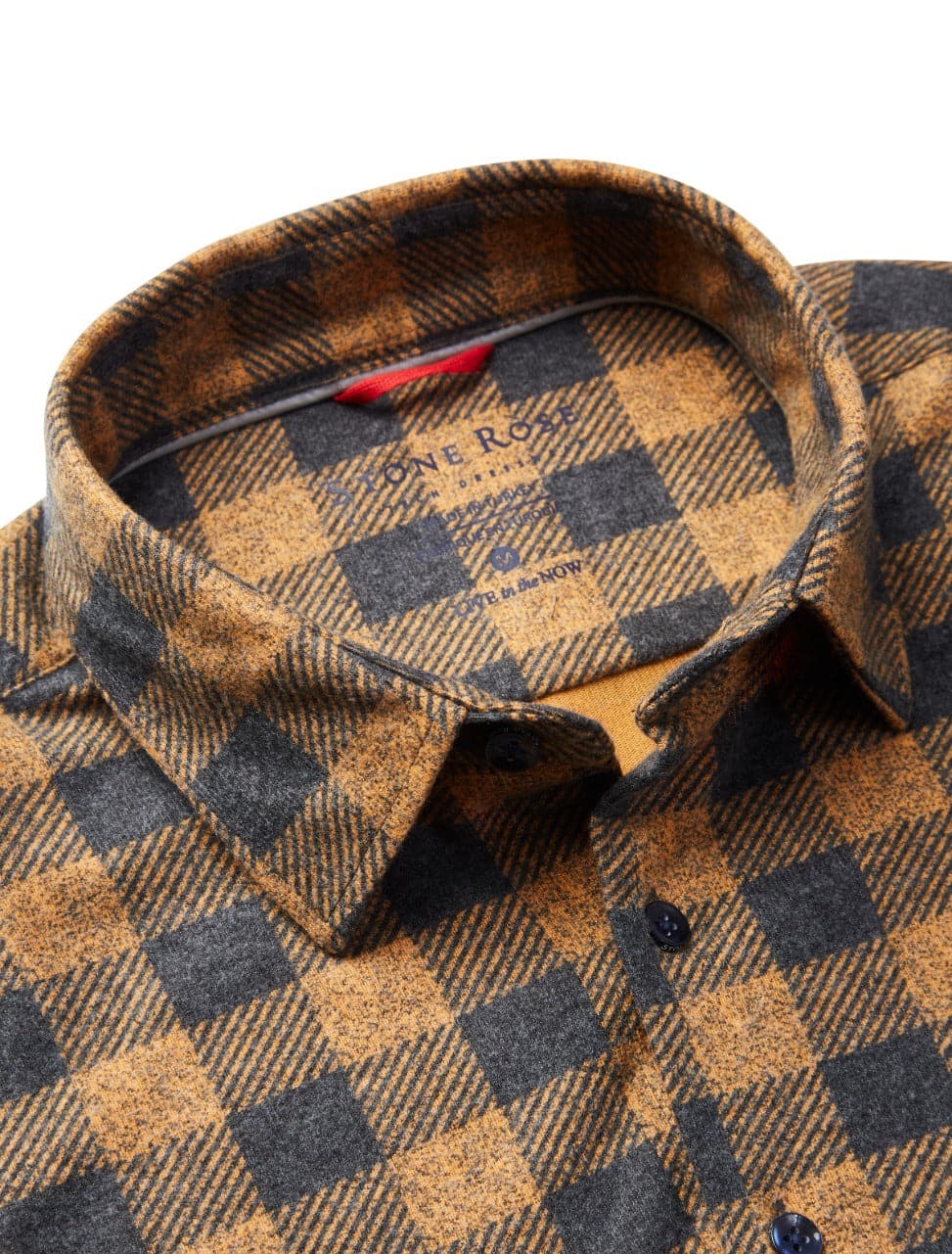 Camel T-Series Fleece Buffalo Check Shirt