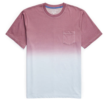 Purple Short Sleeve Dip-Dyed T-Shirt