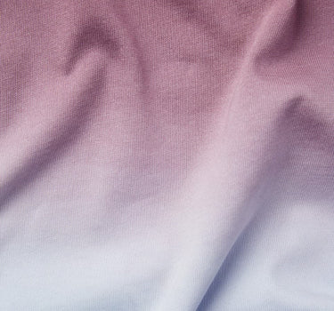 Purple Short Sleeve Dip-Dyed T-Shirt