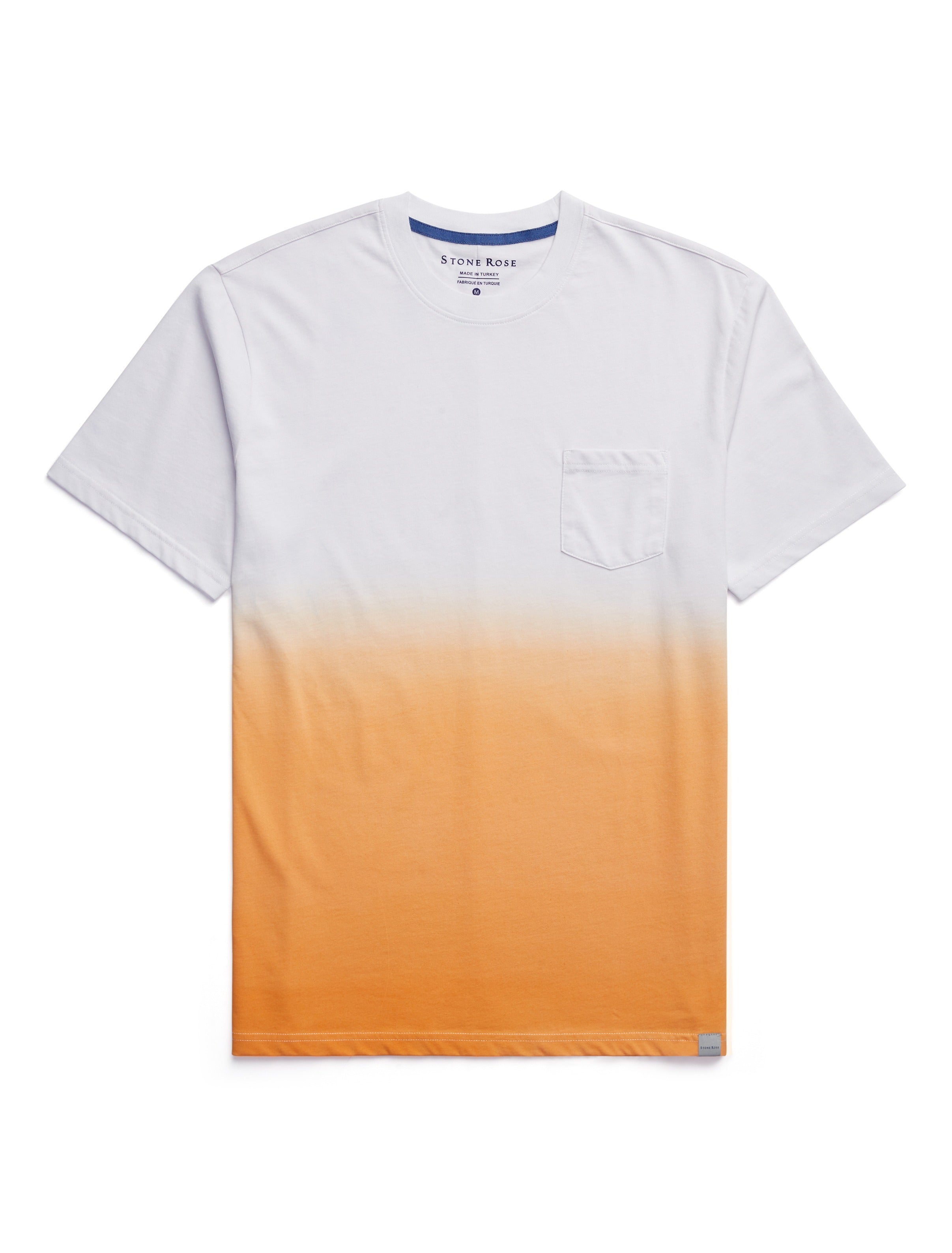 Papaya Short Sleeve Dip-Dyed T-Shirt