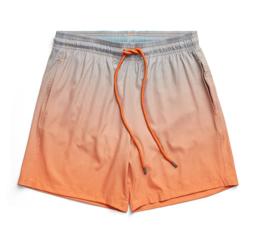 Orange Patterned Swimshort