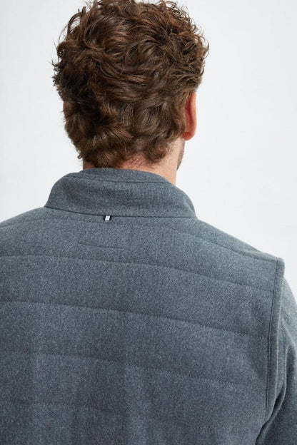 Charcoal Series Fleece Puffer Vest