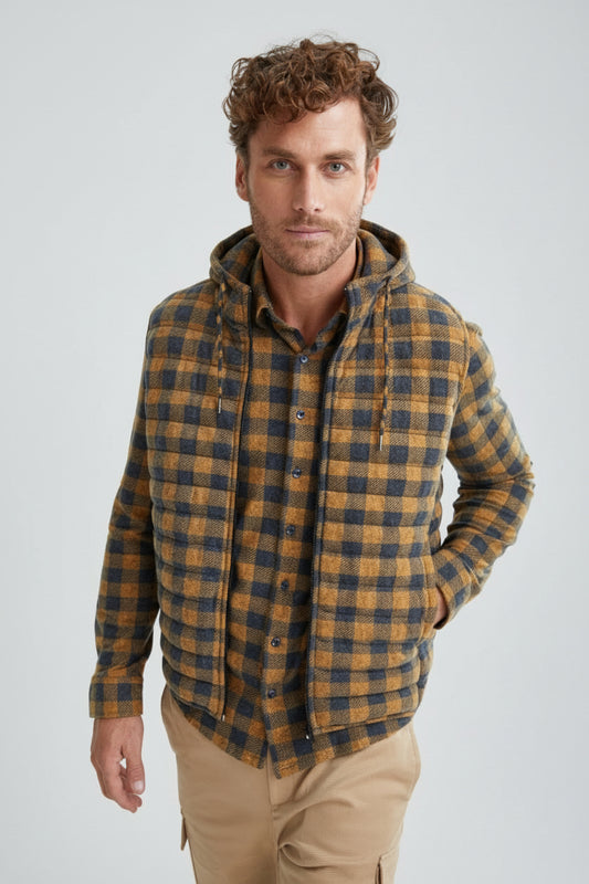 Camel T-Series Fleece Puffer Vest