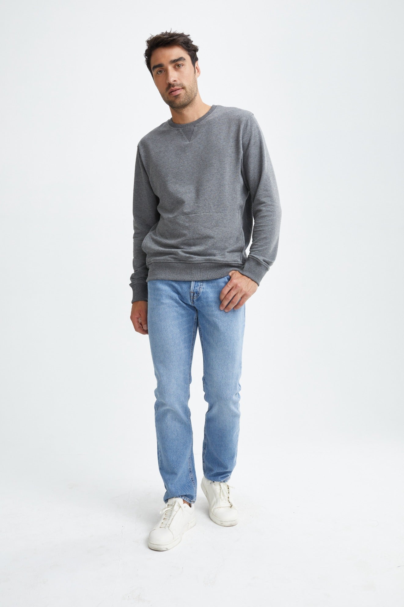 Grey Design Sweater
