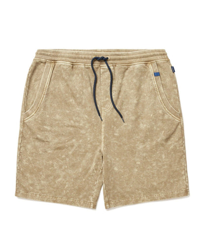 Olive Acid-Washed Short