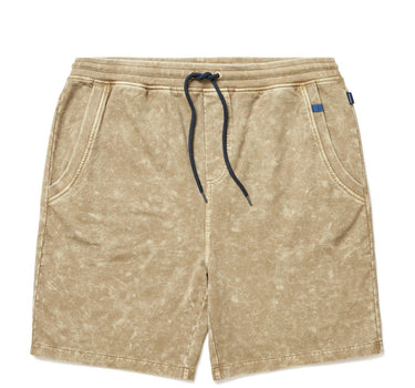 Olive Acid-Washed Short