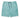 Coral Blue Acid-Washed Short