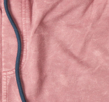 Pink Acid-Washed Shorts