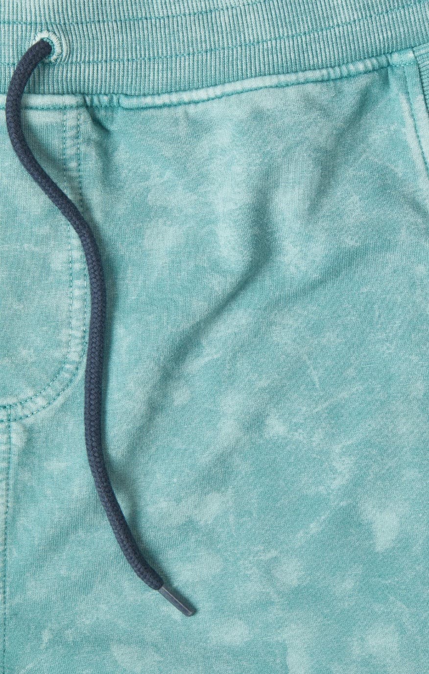 Coral Blue Acid-Washed Short