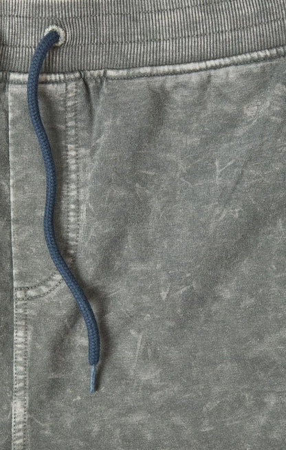 Grey Acid-Washed Short
