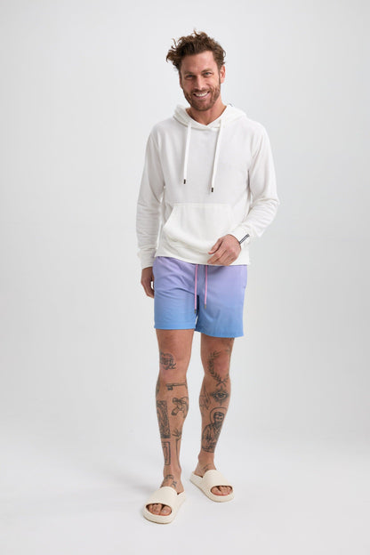 Lavender Patterned Swimshort