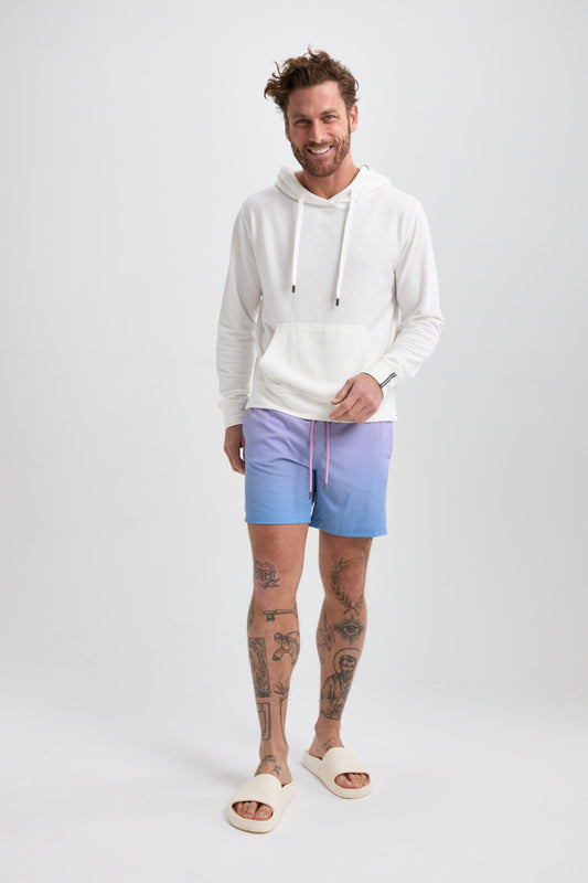 Lavender Patterned Swimshort