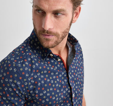 Roses Button Down Shirt - Azimuth Clothing