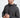 Black Jacquard Knit Zip Front Hoodie