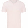 Light Pink V-Neck Modal T-Shirt-Stone Rose